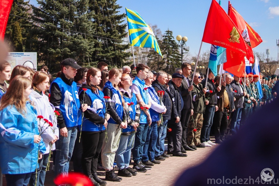 Очередная акция в поддержку российских солдат на Украине прошла в Калуге