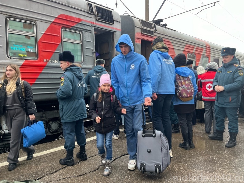 Дети из Белгородской области прибыли в Калугу