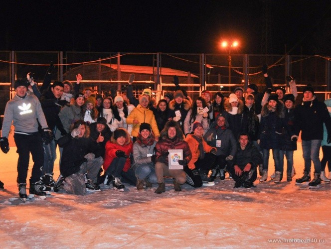 Калужские студенты отметили свой праздник на льду