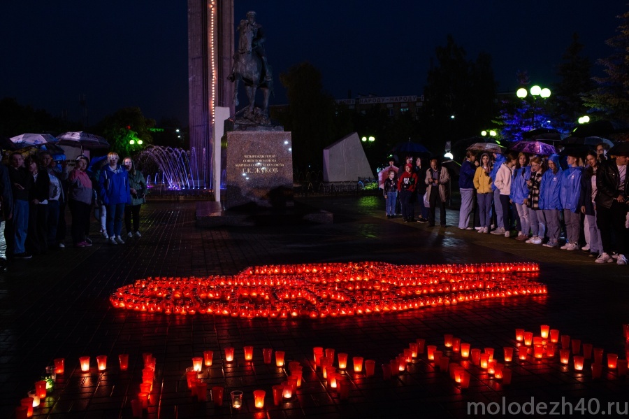 Накануне Дня памяти и скорби в Калуге создали «Огненные картины войны»