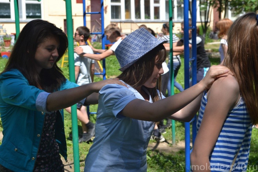 Лагерь актива школьников в г. Медынь.