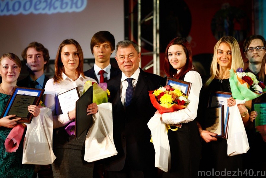 Новогодняя встреча молодежи с Губернатором Калужской области А.Д. Артамоновым