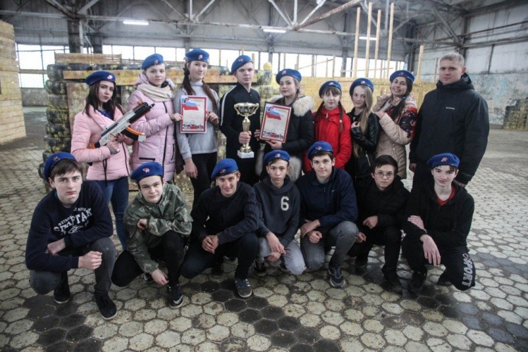 Юнармейцы 25-й школы г. Калуги стали лучшими в областном турнире по Лазертагу