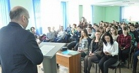 Студентам рассказали о заслугах К.Э. Циолковского