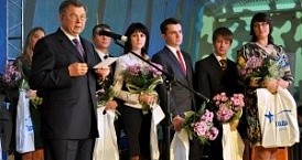 Новогодняя встреча Губернатора Калужской области с молодёжью