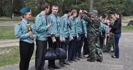 Сегодня состоялось закрытие военно-спортивной игры "Зарница-Орленок-2014".