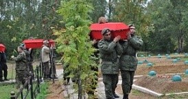 Торжественное захоронение останков бойцов рабоче-крестьянской Красной Армии