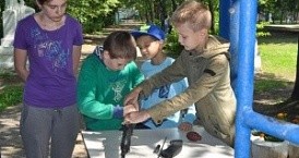 В детском оздоровительном лагере «Сокол» прошла очередная военно-тактическая игра.
